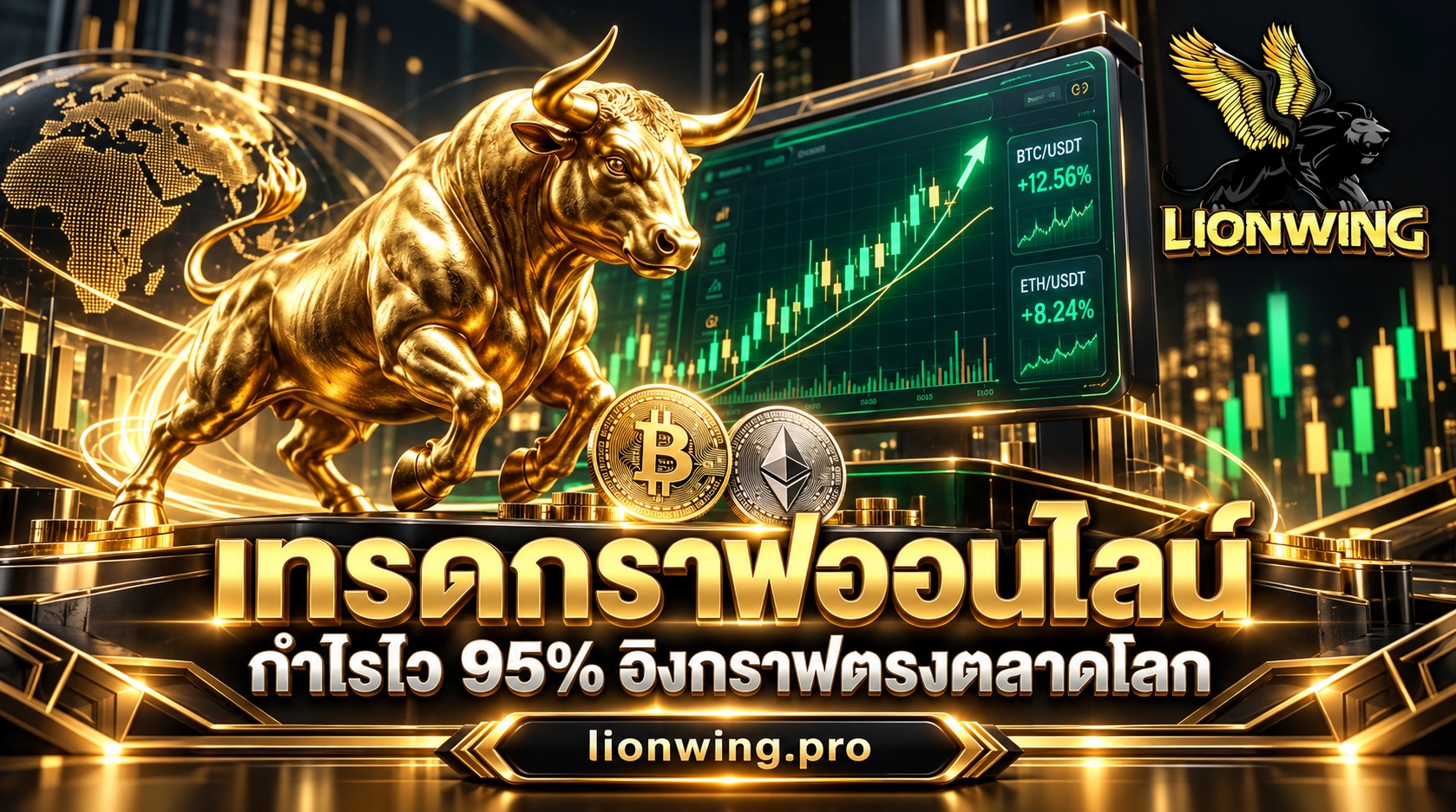 เทรดกราฟออนไลน์ Lionwing